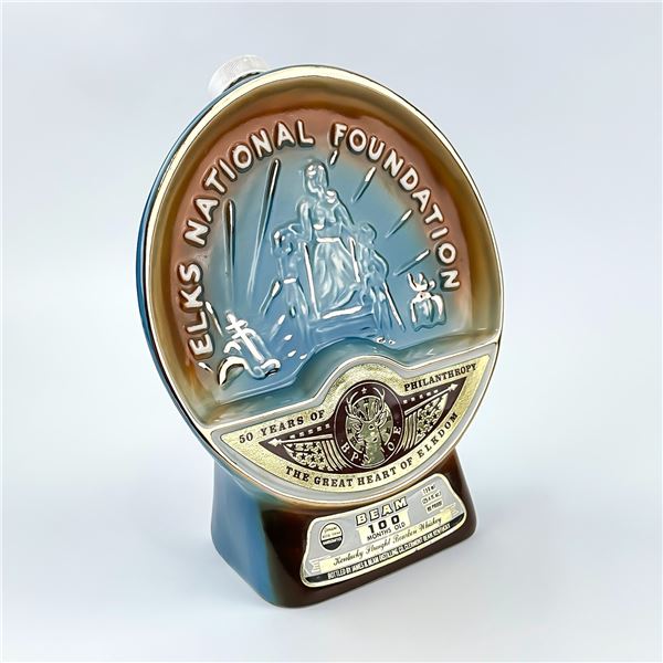 VTG ELKS BEAM WHISKEY DECANTER REGAL CHINA 1977