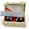 Image 12 : VTG PAIR OF CHINESE CHIME BAODING BALLS - DRAGONS