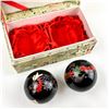 Image 5 : VTG PAIR OF CHINESE CHIME BAODING BALLS - DRAGONS