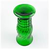 Image 7 : VINTAGE MCM E.O. BRODY EMERALD GREEN GLASS VASE