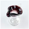 Image 3 : HAND BLOWN CRANBERRY GLASS COLOUR PITCHER