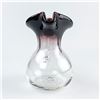 Image 5 : HAND BLOWN CRANBERRY GLASS COLOUR PITCHER