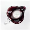Image 8 : HAND BLOWN CRANBERRY GLASS COLOUR PITCHER