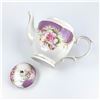 Image 11 : VINTAGE FLORAL CABBAGE ROSE PORCELAIN TEAPOT