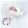 Image 12 : VINTAGE FLORAL CABBAGE ROSE PORCELAIN TEAPOT