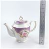 Image 15 : VINTAGE FLORAL CABBAGE ROSE PORCELAIN TEAPOT
