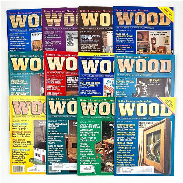 VINTAGE BETTER HOMES & GARDENS WOOD MAGAZINES