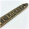 Image 3 : CAST METAL SPIRIT LOCKER WALL PLAQUE SCULPTURE