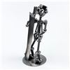 Image 1 : NUTS & BOLTS SKIER METAL ART SCULPTURE CHARACTER