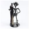 Image 2 : NUTS & BOLTS SKIER METAL ART SCULPTURE CHARACTER