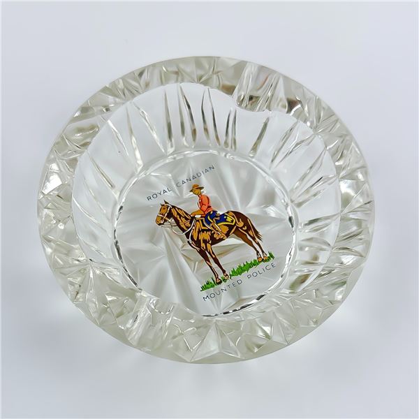 VINTAGE ROYAL CANADIAN MOUNTED POLICE ASHTRAY