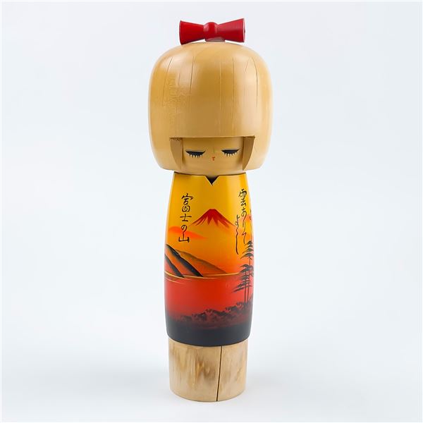 JAPANESE USABURO KOKESHI DOLL FIGURINE SCULPTURE