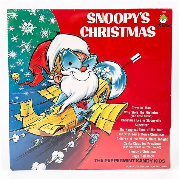 SNOOPY’S CHRISTMAS PEPPERMINT KANDY KIDS LP NEW