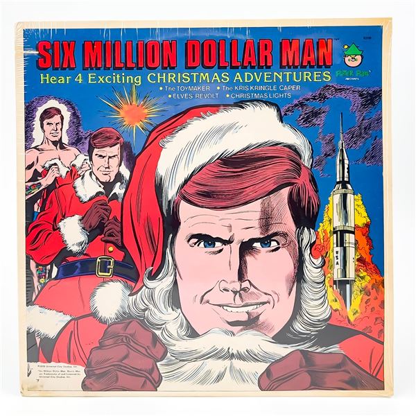 SIX MILLION DOLLAR MAN CHRISTMAS LP NEW SEALED
