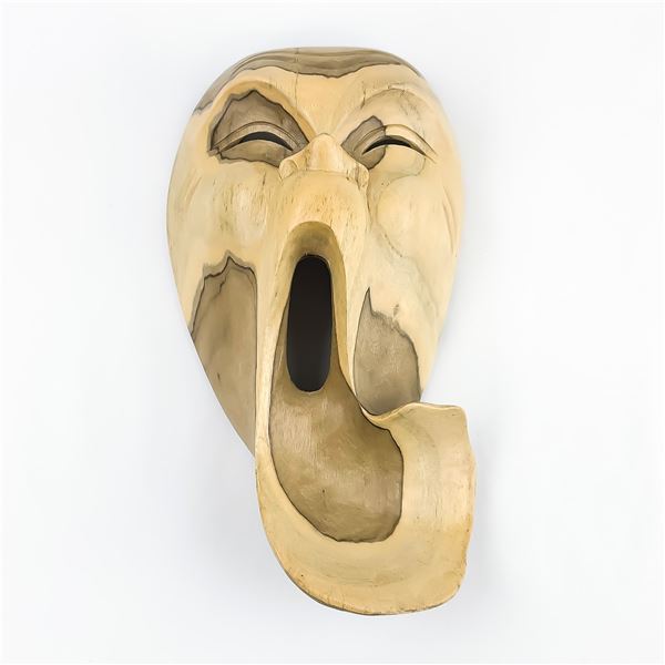 INDONESIA FACE MASK WOOD CARVING ART SCULPTURE