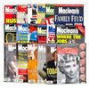 Image 1 : 18 VINTAGE MACLEAN’S WEEKLY NEWS MAGAZINE LOT
