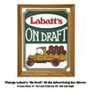 Image 1 : LABATT’S 50 ALE DRAFT BEER ADVERTISING BAR MIRROR