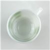 Image 5 : VINTAGE FEDERAL MILK GLASS COFFEE MUG - GINGHAM