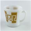 Image 1 : VINTAGE FIRE KING D HANDLE COFFEE MUG - GREEK KEY