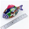 Image 10 : TERRACOTTA MEXICAN TALAVERA FISH ART SCULPTURE