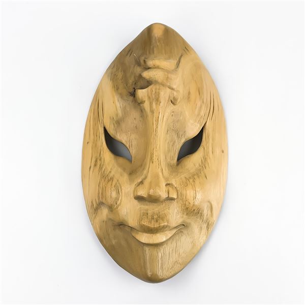 INDONESIA FACE MASK WOOD CARVING ART SCULPTURE