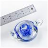 Image 9 : EDINBURGH FLOWER ART GLASS TEAPOT PAPERWEIGHT