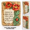 Image 1 : VINTAGE 1940 LARSEN CHALKWARE BIBLE VERSE PLAQUE