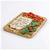 Image 4 : VINTAGE 1940 LARSEN CHALKWARE BIBLE VERSE PLAQUE