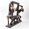 Image 6 : AFRICAN TIKI MEN WOOD CARVING MIRROR SCULPTURE