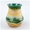 Image 1 : DRIP GLAZE STONEWARE VASE STUDIO ART POTTERY - KD