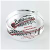 Image 2 : LETHBRIDGE HOCKEY CRYSTAL GLASS 2012 PAPERWEIGHT