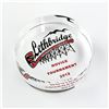 Image 3 : LETHBRIDGE HOCKEY CRYSTAL GLASS 2012 PAPERWEIGHT