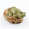 Image 2 : PARASITE WOOD FROG ART SCULPTURE WOOD CARVING