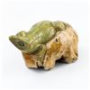 Image 4 : PARASITE WOOD FROG ART SCULPTURE WOOD CARVING