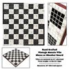 Image 1 : HAND MADE MOSAIC TILE CHESS CHECKER GAME BOARD