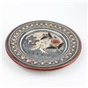 Image 3 : VINTAGE TONALA POTTERY MEXICO FOLK ART CLAY PLATE