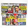 Image 1 : 9 TRUE CRIME MAGAZINE LOT - PEOPLE - CELEBRITIES
