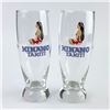 Image 1 : HINANO TAHITI BEER GLASSES -TAHITIAN WOMAN LOGO
