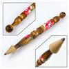 Image 1 : HAND PAINTED LARGE WOODEN FOLK ART STYLE PENCIL
