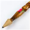 Image 4 : HAND PAINTED LARGE WOODEN FOLK ART STYLE PENCIL