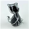 Image 6 : HAND BLOWN ART GLASS CAT FIGURINE SCULPTURE