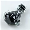 Image 7 : HAND BLOWN ART GLASS CAT FIGURINE SCULPTURE
