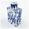 Image 4 : PORCELAIN BLUE WHITE TEA CADDY - ASIAN MOTIF ART