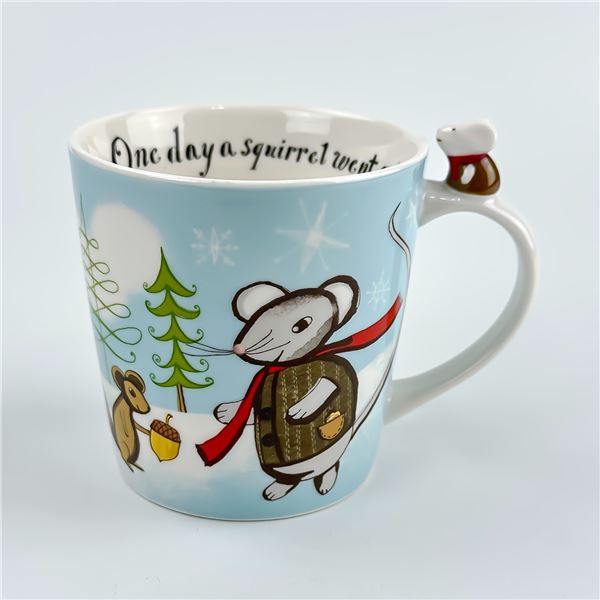 STARBUCKS HUXLEY MOUSE AND SQUIRREL COFFEE MUG