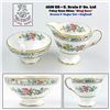 Image 1 : VTG FOLEY BONE CHINA “MING ROSE” CREAM & SUGAR
