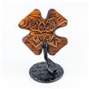 Image 3 : HAND CRAFTED GOOD LUCK 4 LEAF CLOVER SCULPTURE