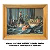 Image 1 : VINTAGE 70'S ERA PAINT BY NUMBER STILL LIFE PAINTING