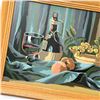 Image 2 : VINTAGE 70'S ERA PAINT BY NUMBER STILL LIFE PAINTING