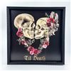 Image 1 : ROMANTIC TIL DEATH SKULL COUPLE HALLOWEEN ART