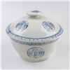Image 3 : VINTAGE STONEWARE RICE BOWL - PHOENIX BIRD CRANE